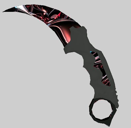 Серверная модель ножа "Вулканическое стекло"