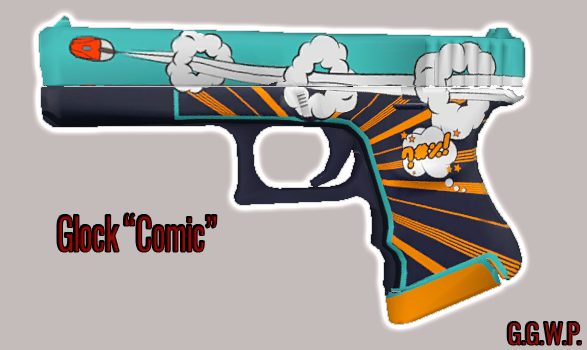 Серверная модель Glock "Комикс"