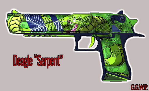 Серверная модель Deagle "Змея"