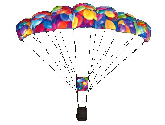 Модель парашюта "Воздушные шарики"