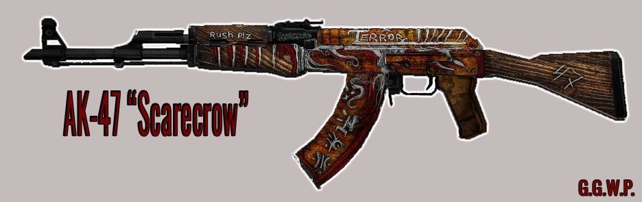 Серверная модель AK-47 "Пугало"