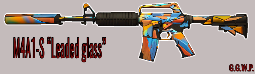 Серверная модель M4A1-S "Свинцовое стекло"