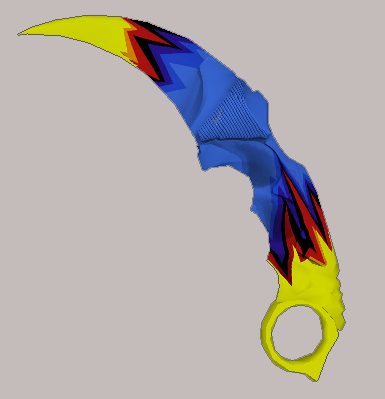 Серверная модель ножа "Разрыв"