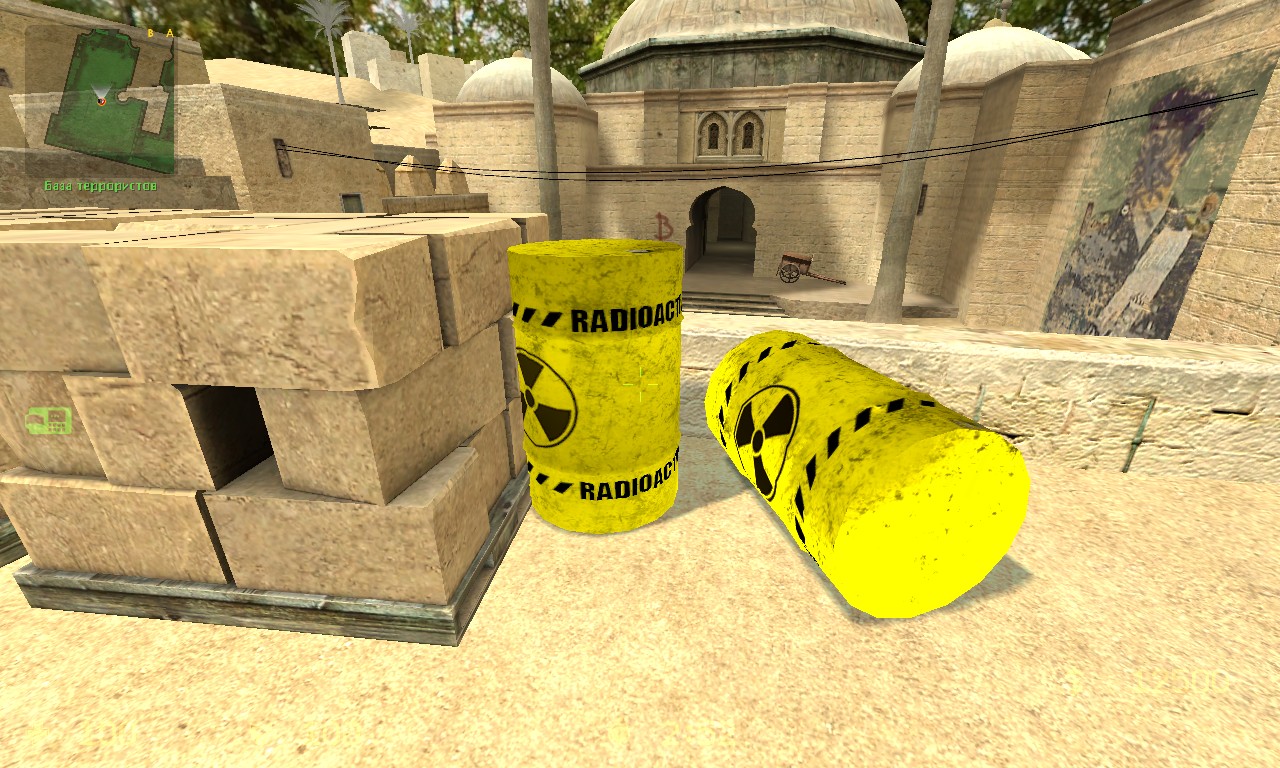 Модель бочки "Radioactive"