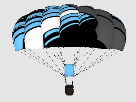 Модель парашюта "Вулкан"