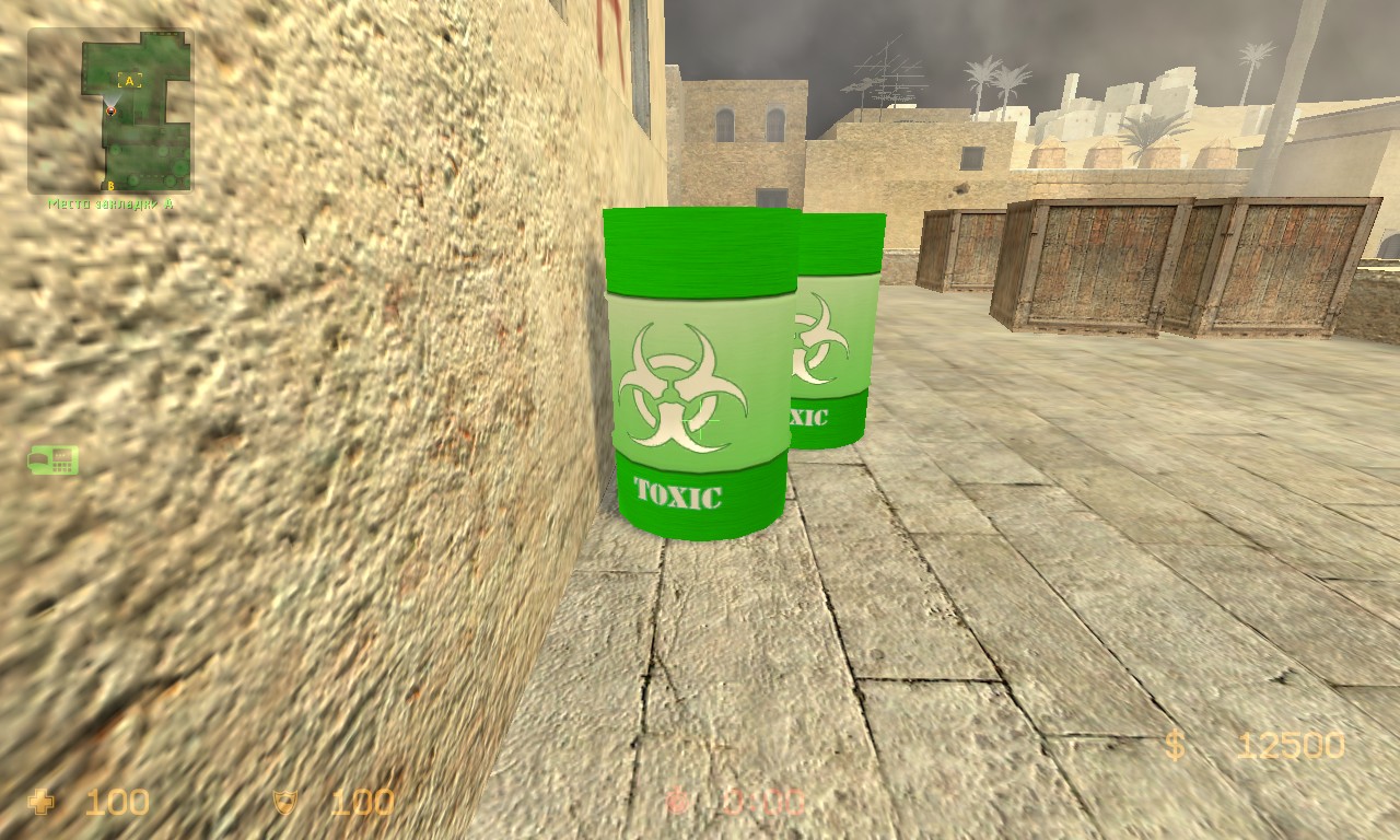 Модель бочки "Токсичная"