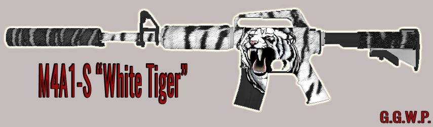Серверная модель M4A1-S "Белый тигр"
