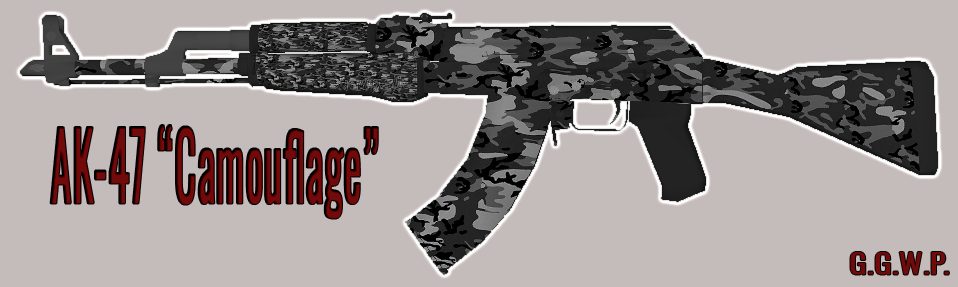 Серверная модель AK-47 "Камуфляж"