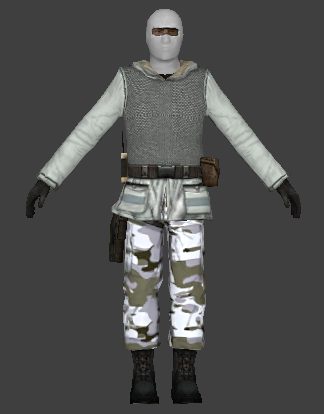 Серверный скин "Arctic Snow/Снежный арктик"