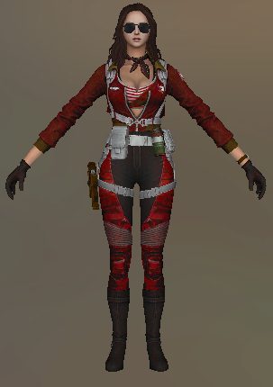 Серверный скин "Carrie" (красный)