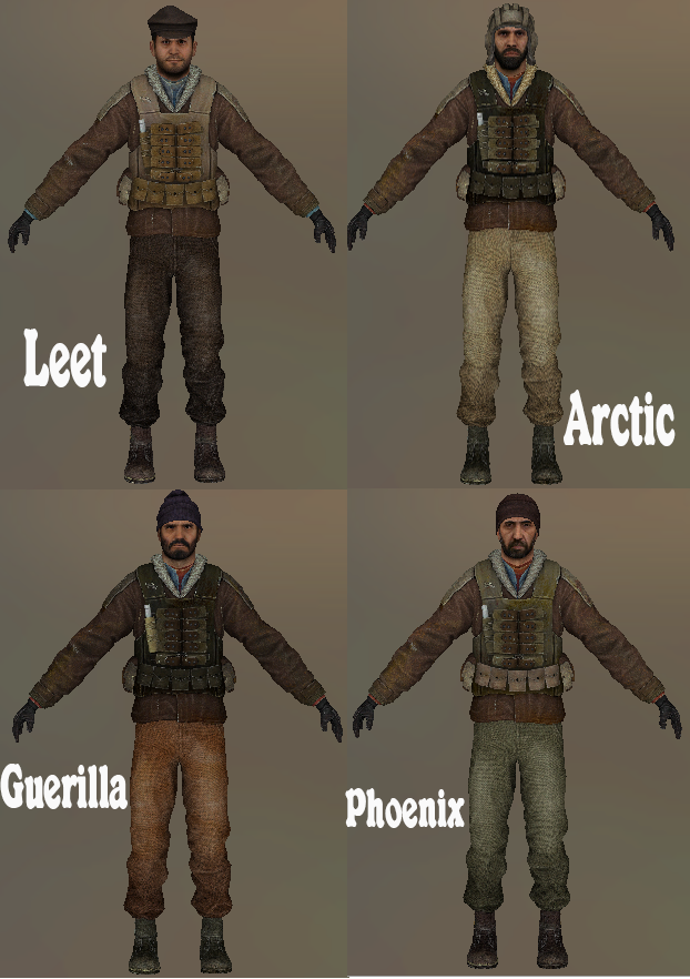 Пак серверных скинов T «Balkan»