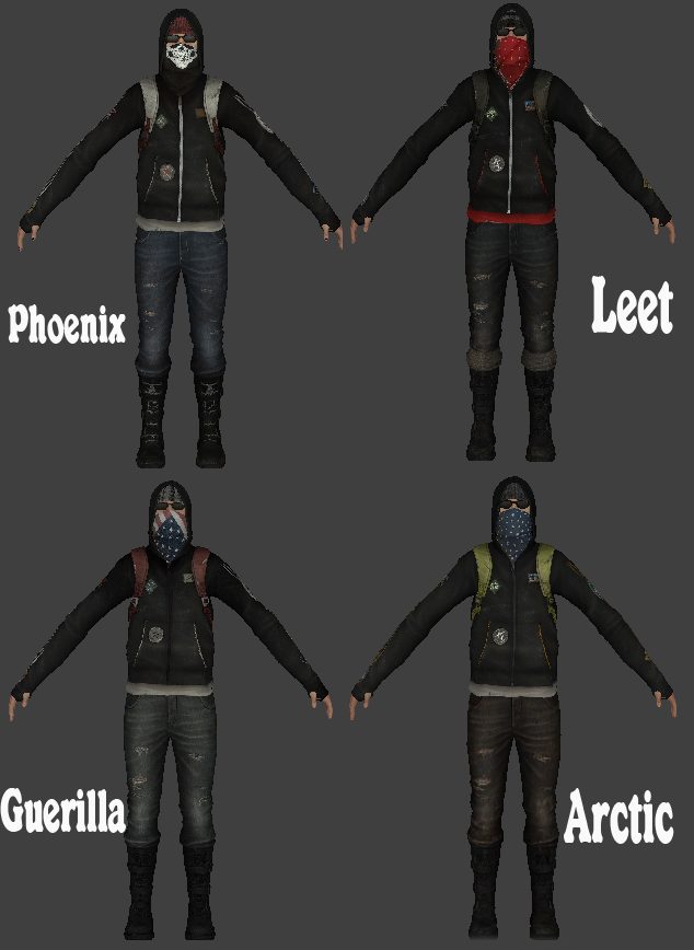 Пак серверных скинов T "Anarchist"