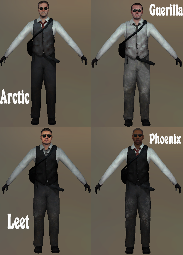 Пак серверных скинов T «Профессионал»