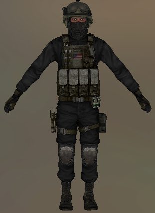 Серверный скин "GSG9 Ghost/GSG9 Призрак"