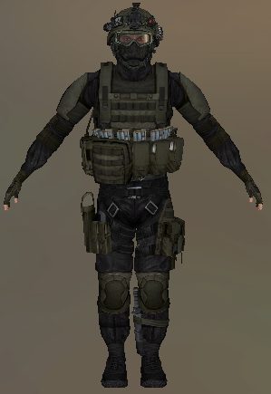 Серверный скин "SAS Ghost/SAS Призрак"