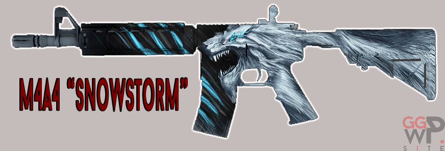 Серверная модель M4A4 "Снежная буря"