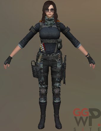 Серверный скин "Хельга" (брюнетка в очках)