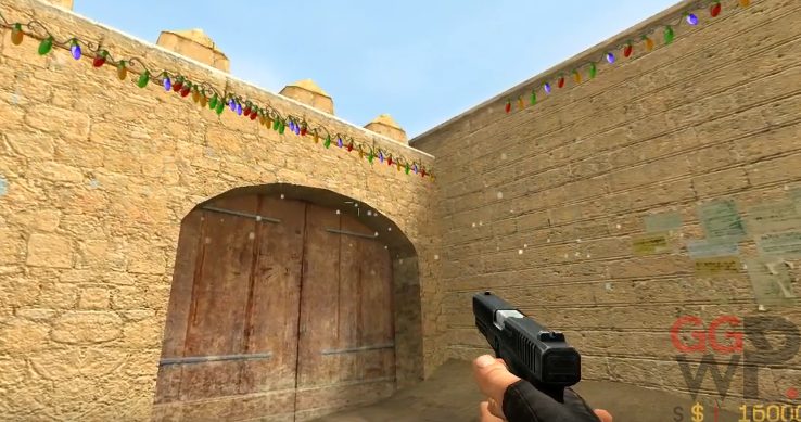 Новогодняя текстура "Гирлянда"