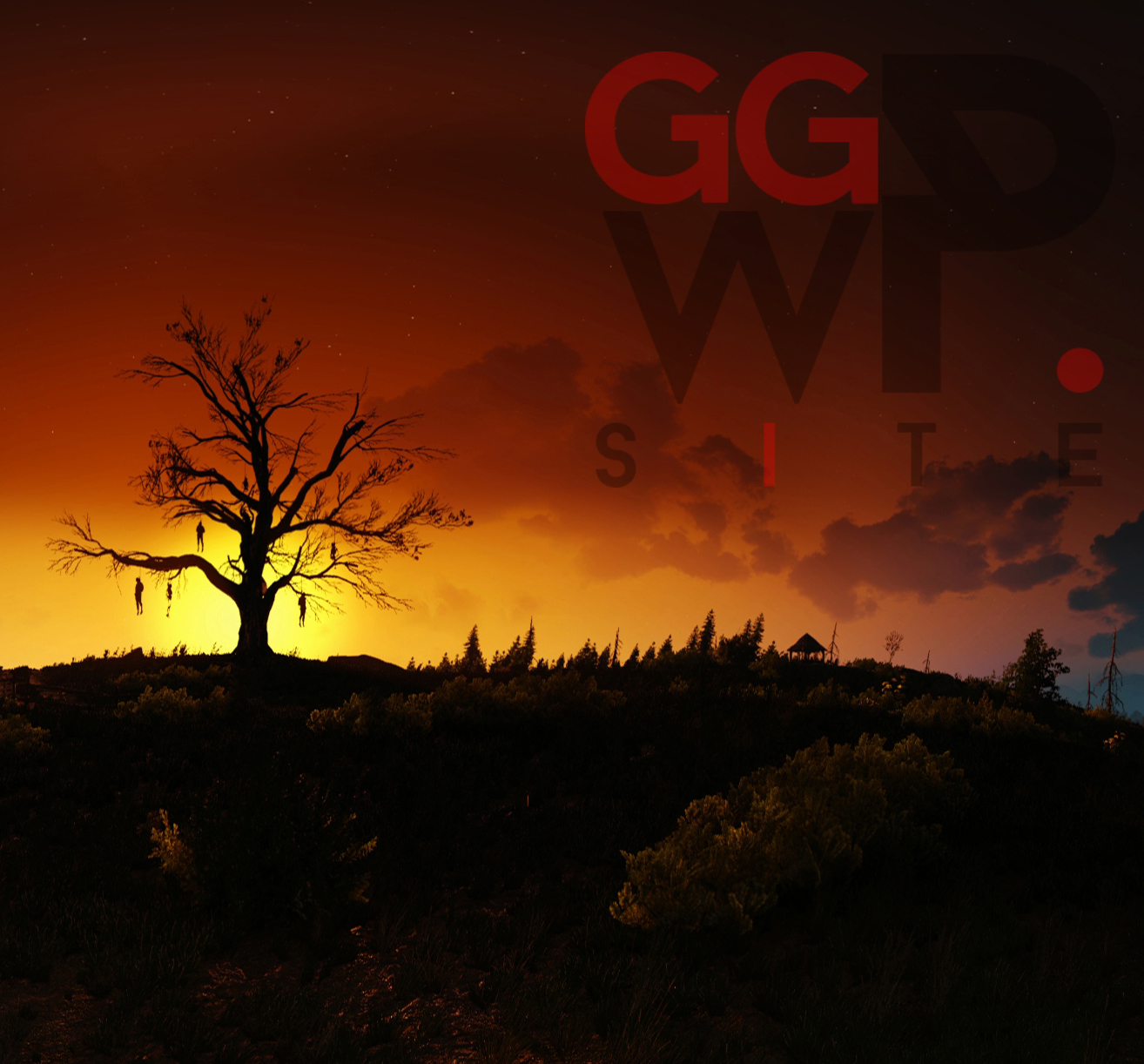 Закат из "Witcher 3/Ведьмак 3"