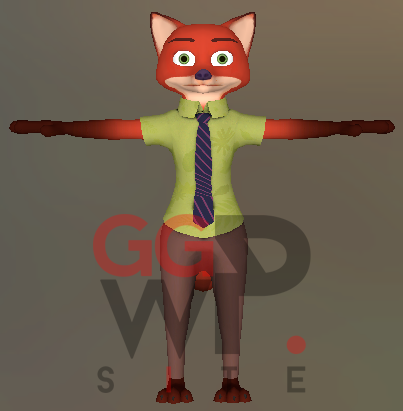 Серверный скин "Ник Уайлд/Nick Wilde"
