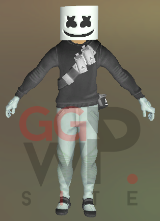 Серверный скин «Marshmello/Маршмеллоу (в черном цвете)»