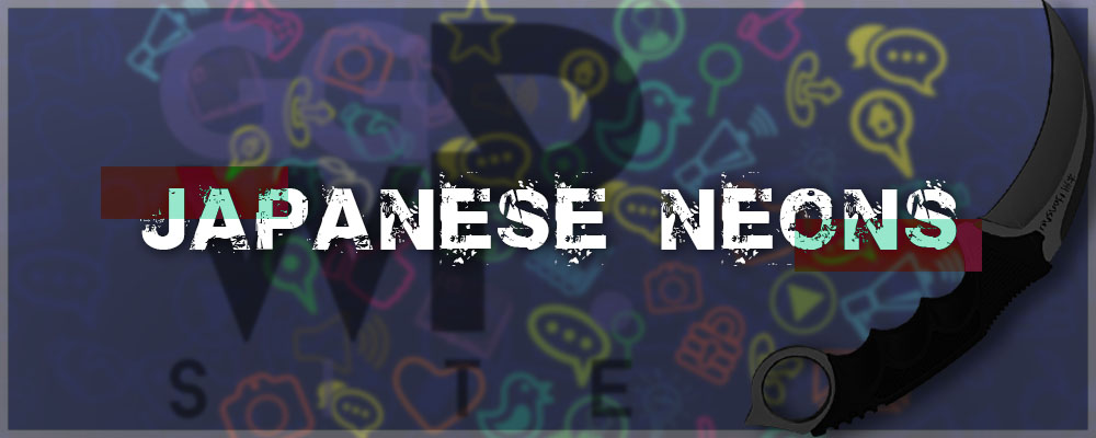 Комплект ножей «Japanese Neons»